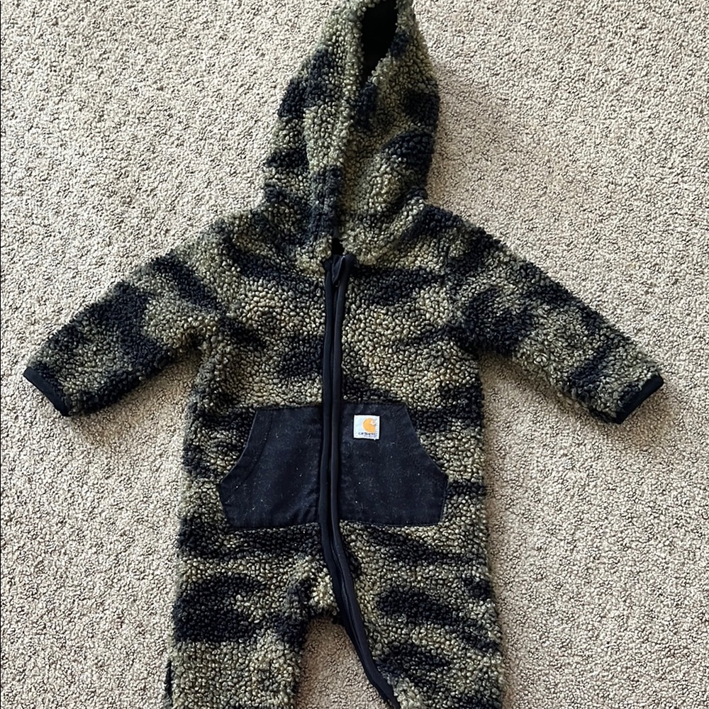 Carhartt Kids' Green and Black One Piece